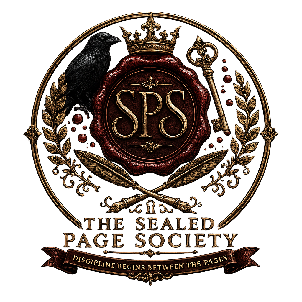 The Sealed Page Society crest